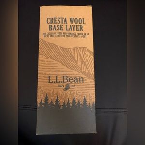 L.L. Bean Cresta Wool Men’s Base Layer Bottoms